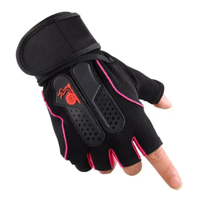 💪 Women & Men Strong Fitness Gym Gloves – Half-Finger Weightlifting Gloves for Dumbbell, CrossFit, Barbell & Training (S35)