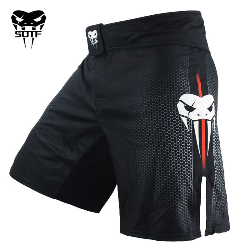 SOTF Snake Scale Fitness Breathable Sports Ferocious MMA boxing shorts Tiger Muay Thai mma shorts fight shorts kickboxing boxing