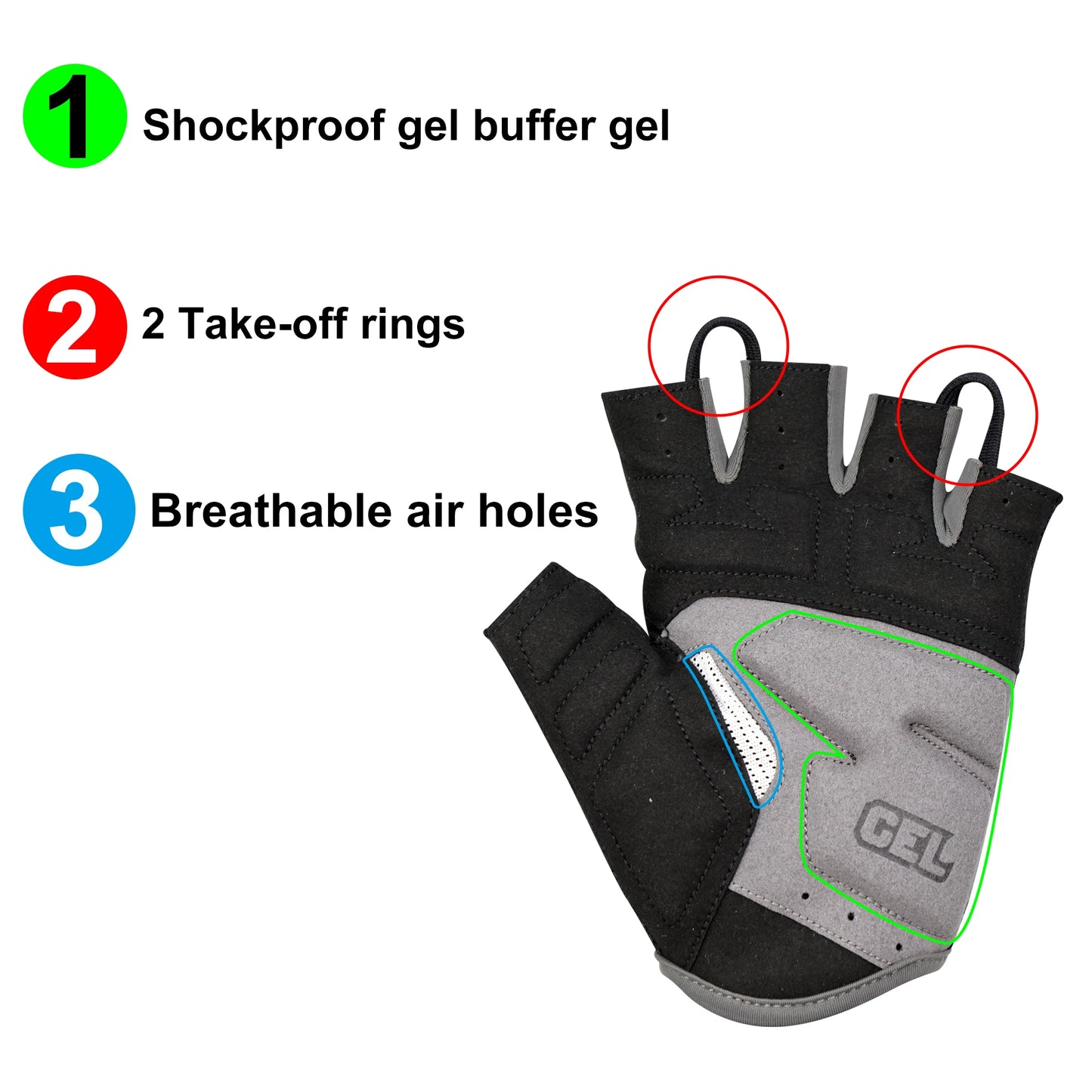 🚴‍♂️ DAREVIE MTB Cycling Gloves – Half-Finger, Gel-Padded, Shockproof, Breathable Bike Gloves (Taiwan Imported)