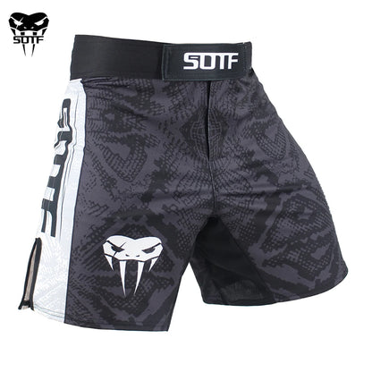 SOTF Snake Scale Fitness Breathable Sports Ferocious MMA boxing shorts Tiger Muay Thai mma shorts fight shorts kickboxing boxing