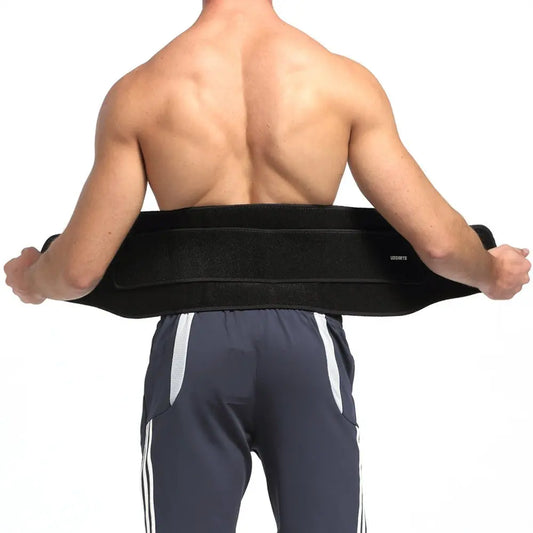 Udoarts Adjustable Waist Support Belt – Back Pain Relief & Posture Corrector for Men & Women