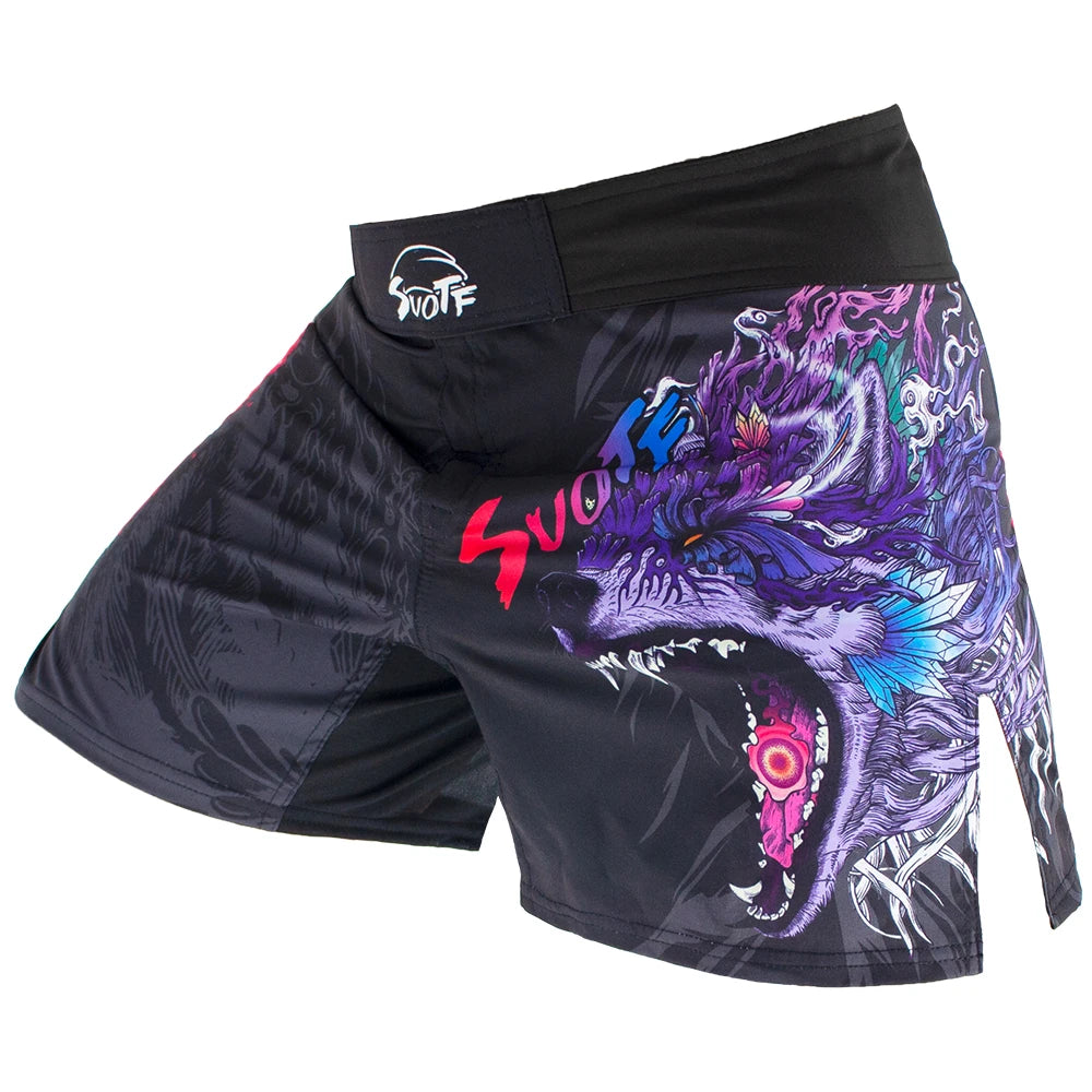 SOTF Snake Scale Fitness Breathable Sports Ferocious MMA boxing shorts Tiger Muay Thai mma shorts fight shorts kickboxing boxing