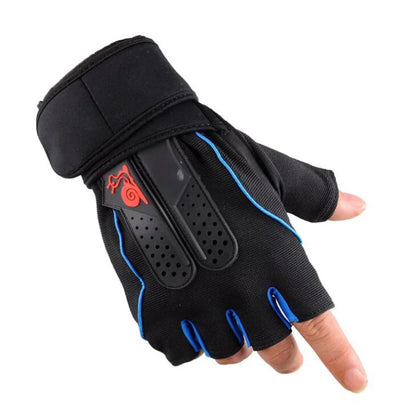 💪 Women & Men Strong Fitness Gym Gloves – Half-Finger Weightlifting Gloves for Dumbbell, CrossFit, Barbell & Training (S35)