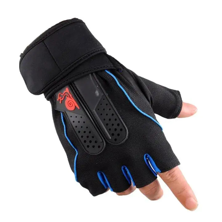 💪 Women & Men Strong Fitness Gym Gloves – Half-Finger Weightlifting Gloves for Dumbbell, CrossFit, Barbell & Training (S35)