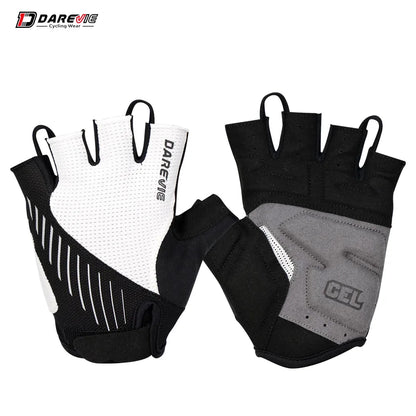 🚴‍♂️ DAREVIE MTB Cycling Gloves – Half-Finger, Gel-Padded, Shockproof, Breathable Bike Gloves (Taiwan Imported)