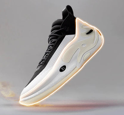 Li-Ning WAY OF WADE 11 White Hot - Professional Basketball Shoes with Carbon Plate Cushioning