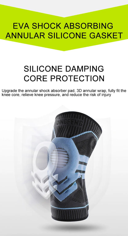 Knee Pads Support Braces Protector Arthritis Sport Basketball Volleyball Gym Fitness Jogging Cycling Protective Props Sport Gear