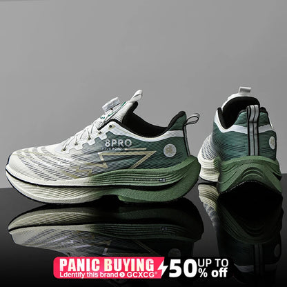 Men's & Women's Running Shoes - Carbon Board Marathon Sports Sneakers, Lightweight & Breathable