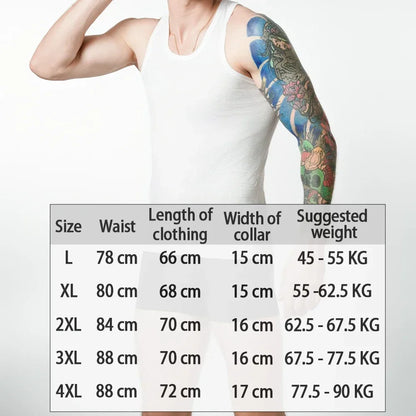 👕 3PCS Men's Cotton Tank Tops – Breathable Sleeveless Undershirts for Summer, Fitness & Everyday Wear