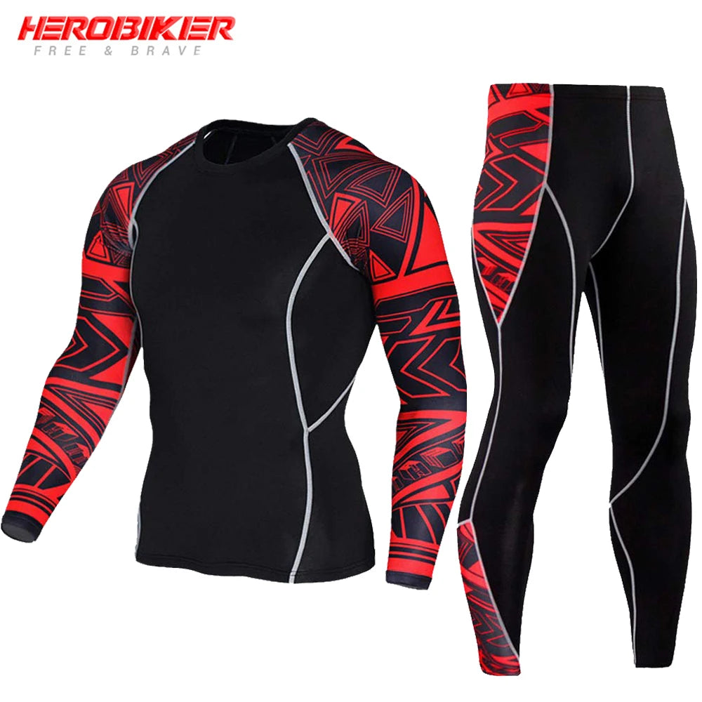 Men's Compression Sportswear Set - Gym Workout, Running, and Fitness Tracksuit