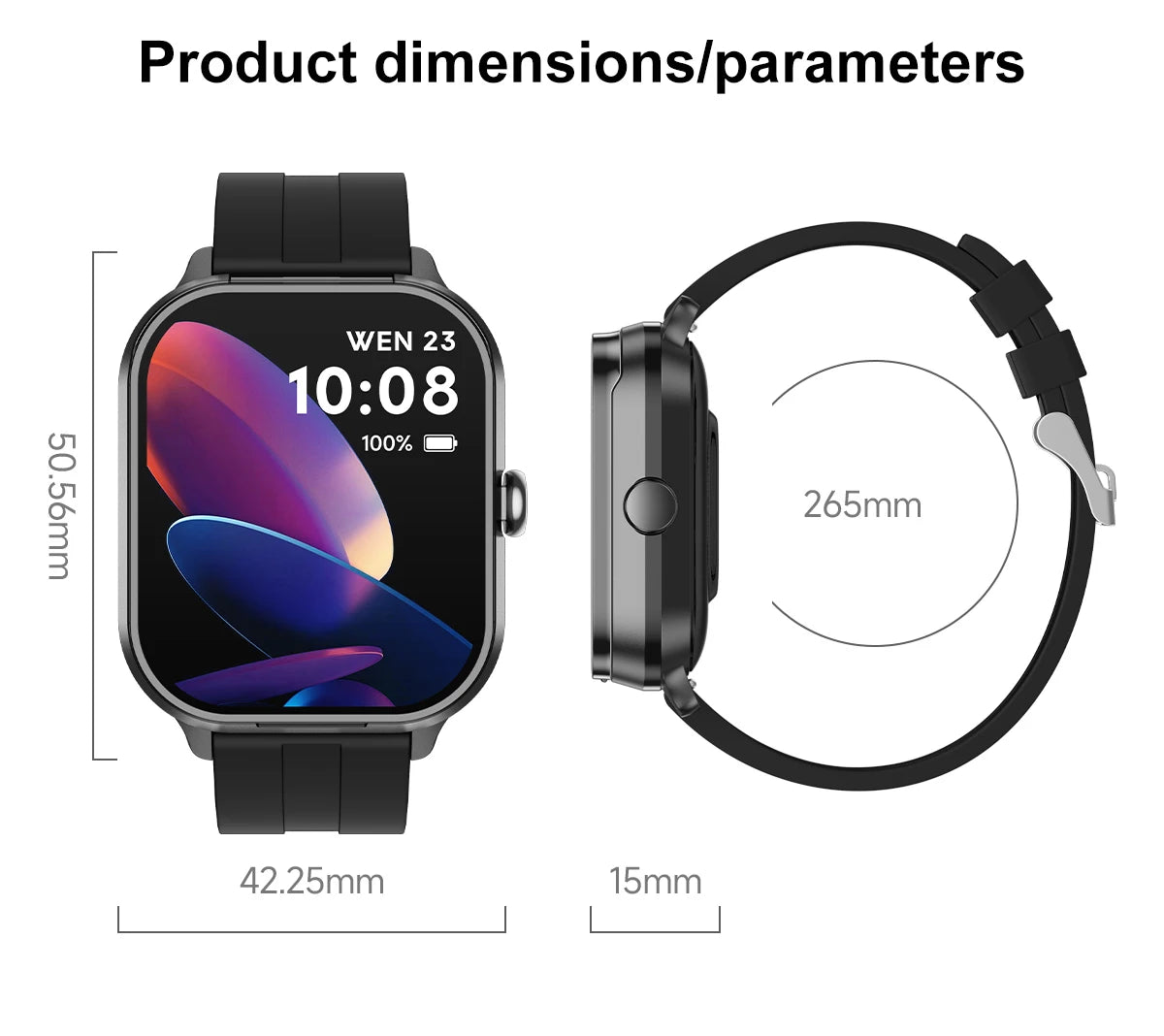 🔥 D8 Pro Smart Watch with Wireless Earphones – 2-in-1 Fitness Tracker & Health Monitor, Bluetooth 5.3, Compatible with iPhone & Android