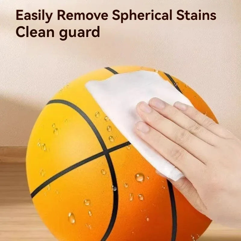 Silent Airless Basketball – Upgraded Foam Ball for Quiet Bounce, Dunk Training & Indoor Play