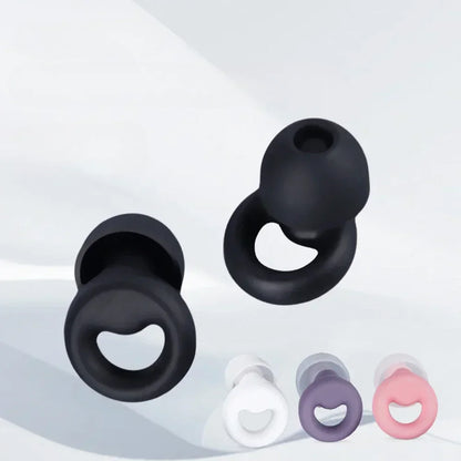 Anti-Noise Silicone Earplugs for Sleep and Swimming – Noise Reduction, Soundproof, Waterproof, Soft Ear Protection