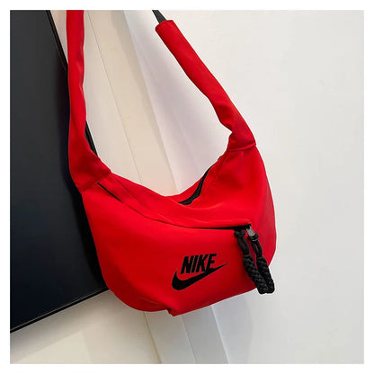 Nike Tech Hip Pack Series – Large Capacity Nylon Zip Closure Sport Shoulder Crossbody Belt Chest Bag