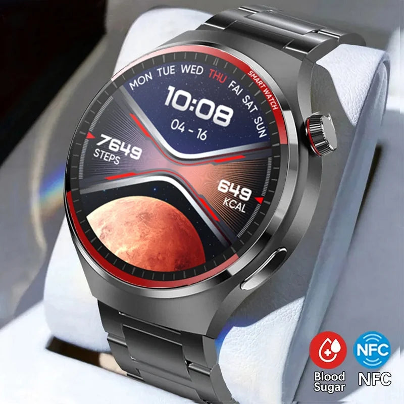 🔥 2024 AMOLED Smart Watch – 1.43" Full Touch Screen, Heart Rate & Blood Pressure Monitor, 21 Sports Modes, Waterproof Fitness Tracker 🚀