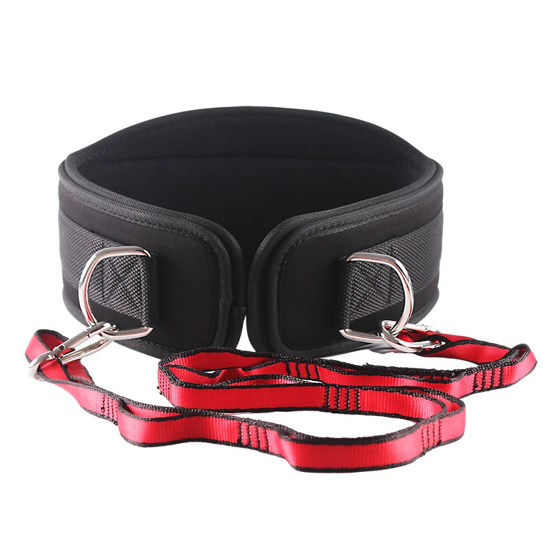 Heavy-Duty Dip Belt for Pull-Ups & Squats – 300LBS Weightlifting Training Belt with Neoprene Lumbar Support