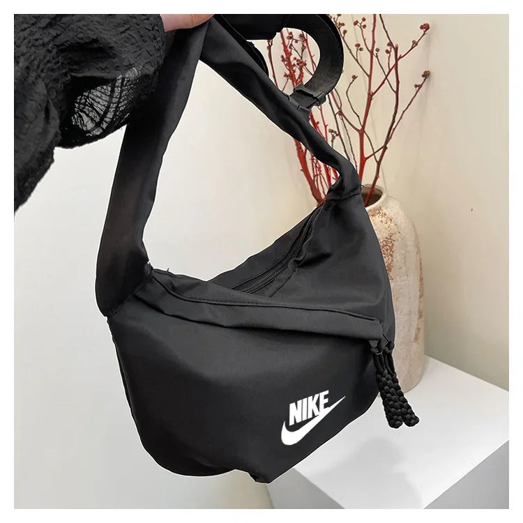 Nike Tech Hip Pack Series – Large Capacity Nylon Zip Closure Sport Shoulder Crossbody Belt Chest Bag