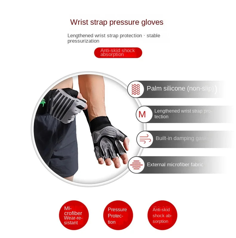 🔥 Workout Gloves for Men & Women – Breathable, Snug-Fit Exercise Gloves for Weight Lifting, Cycling, Gym & Training