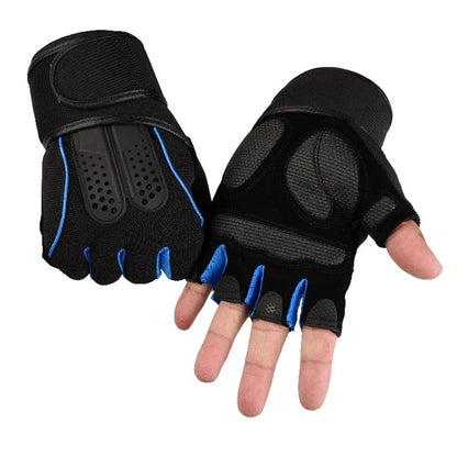 💪 Women & Men Strong Fitness Gym Gloves – Half-Finger Weightlifting Gloves for Dumbbell, CrossFit, Barbell & Training (S35)