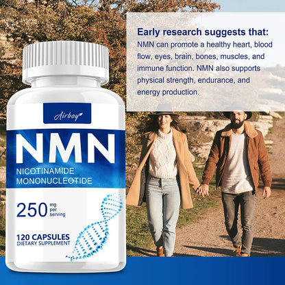 NMN Nicotinamide Mononucleotide - Supports Cell Repair, Reduces Wrinkles, and Enhances Skin Elasticity