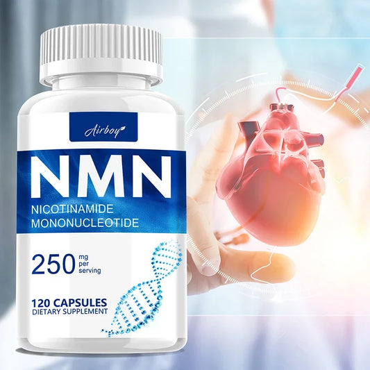 NMN Nicotinamide Mononucleotide - Supports Cell Repair, Reduces Wrinkles, and Enhances Skin Elasticity