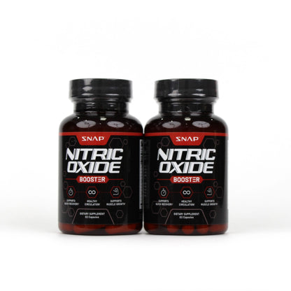 Nitric Oxide Booster Snap Supplements - Pre Workout, Muscle Builder, 60 Capsules