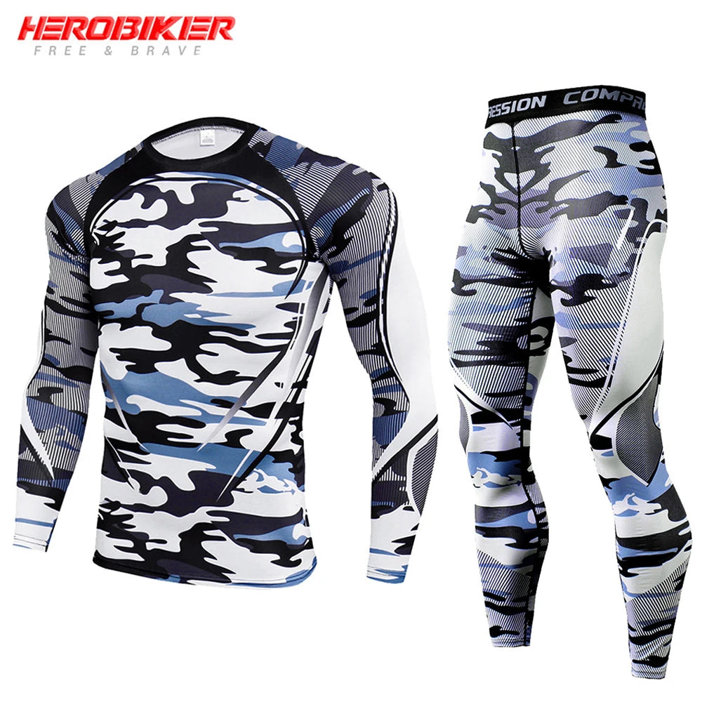 Men's Compression Sportswear Set - Gym Workout, Running, and Fitness Tracksuit