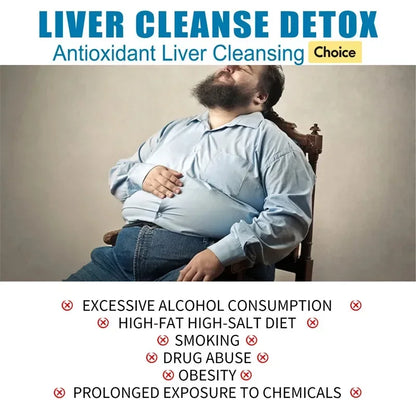 Liver Detox Cleanse Capsules - Improve Liver Function, Remove Toxins, Support Gallbladder Health