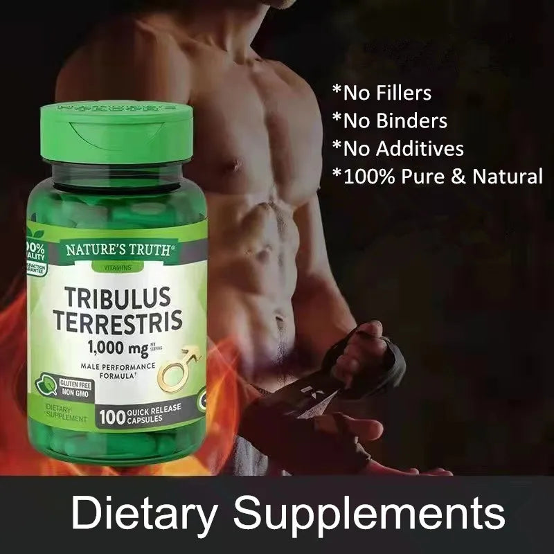 TRIBULUS TERRESTRIS EXTRACT 96% SAPONINS WORKOUT SPORT SUPPLEMENT