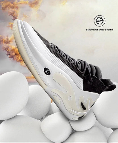 Li-Ning WAY OF WADE 11 White Hot - Professional Basketball Shoes with Carbon Plate Cushioning