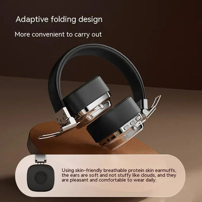 🔥 2025 New Retro On-Ear Wireless Bluetooth Headphones – DJ Stereo Sound, Bluetooth 5.3, Foldable Headset for Gamers & Music Lovers 🎧