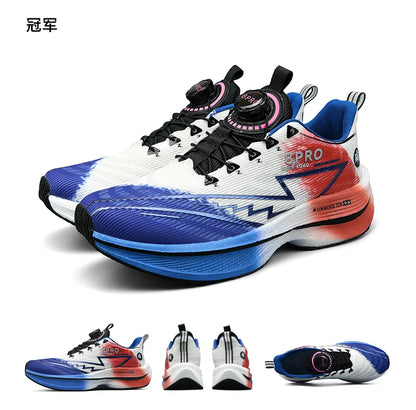 Men's & Women's Running Shoes - Carbon Board Marathon Sports Sneakers, Lightweight & Breathable