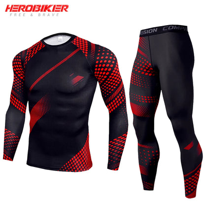 Men's Compression Sportswear Set - Gym Workout, Running, and Fitness Tracksuit