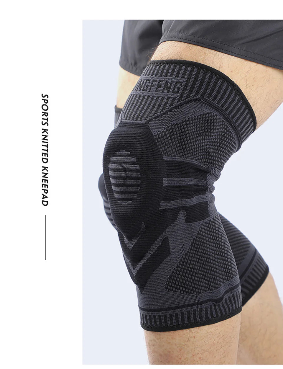 Knee Pads Support Braces Protector Arthritis Sport Basketball Volleyball Gym Fitness Jogging Cycling Protective Props Sport Gear