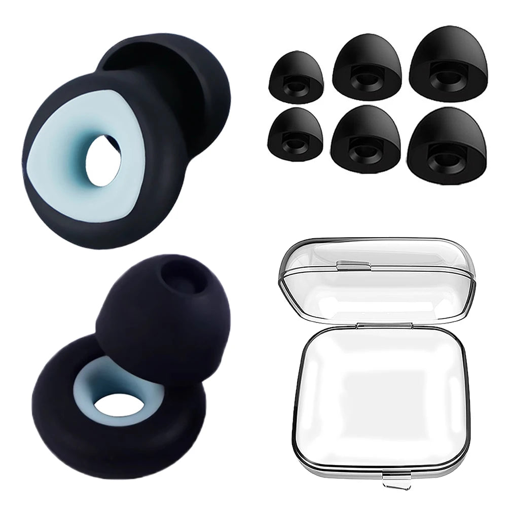 Anti-Noise Silicone Earplugs for Sleep and Swimming – Noise Reduction, Soundproof, Waterproof, Soft Ear Protection