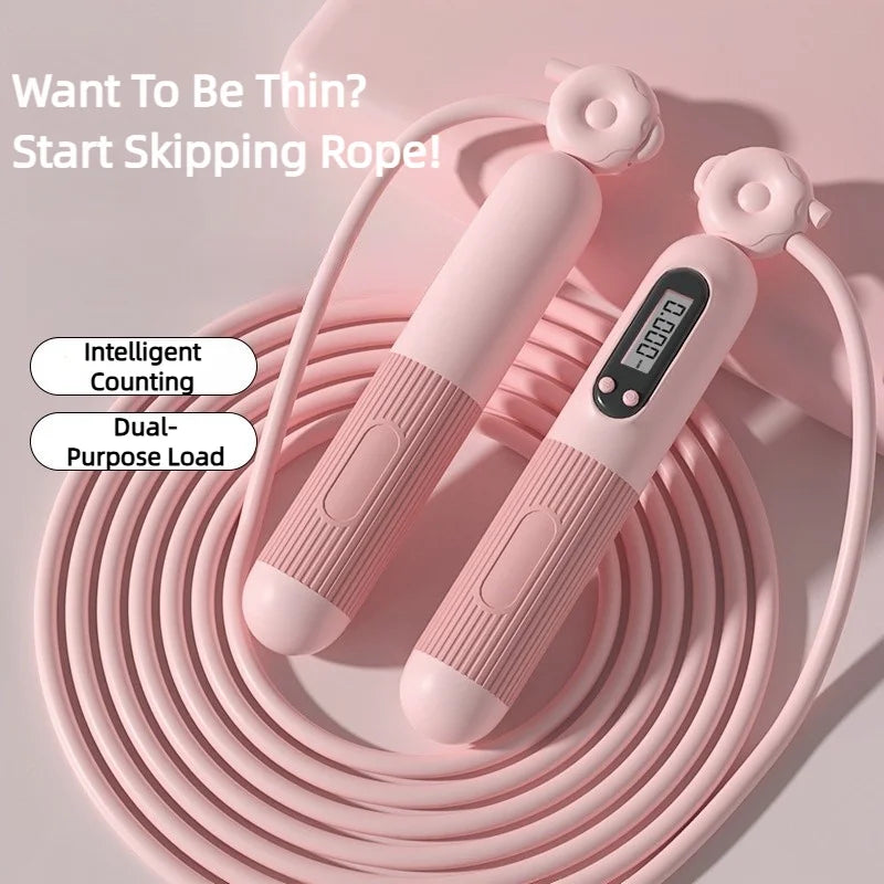 SmartCount Jump Rope – Adjustable Skipping Rope with Digital Counter for Fitness & Weight Loss 🚀💪