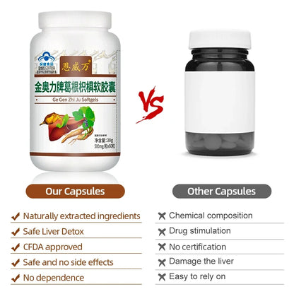 Liver Detox Cleanse Capsules - Improve Liver Function, Remove Toxins, Support Gallbladder Health