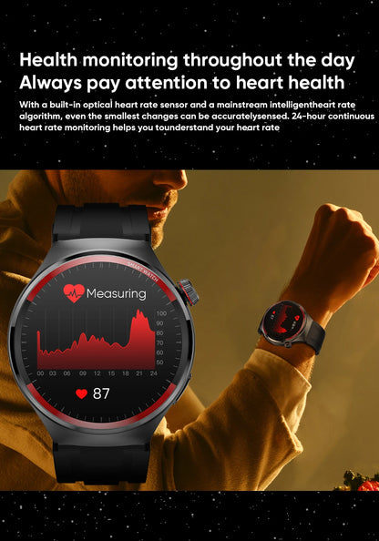 🔥 2024 AMOLED Smart Watch – 1.43" Full Touch Screen, Heart Rate & Blood Pressure Monitor, 21 Sports Modes, Waterproof Fitness Tracker 🚀