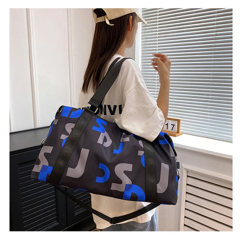 Sports and Fitness Bag – Dry and Wet Separation, Swimming Bag, Short Distance Storage, Lightweight Travel Luggage Bag