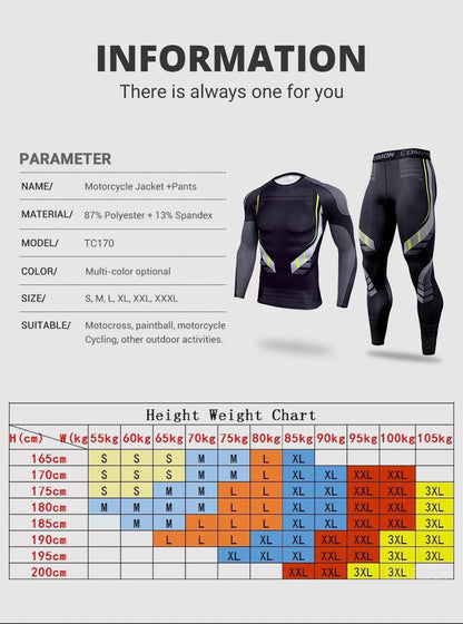 Men's Compression Sportswear Set - Gym Workout, Running, and Fitness Tracksuit