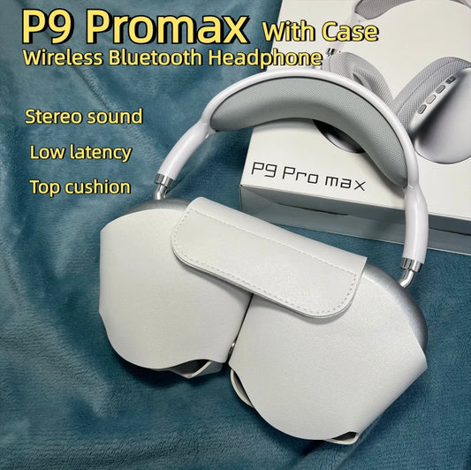 P9 Promax Wireless Bluetooth Headphones With Case Outdoor Sports Gaming Wireless Headsets with Mic Supports TF Card for Android